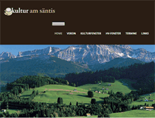 Tablet Screenshot of kulturamsaentis.ch